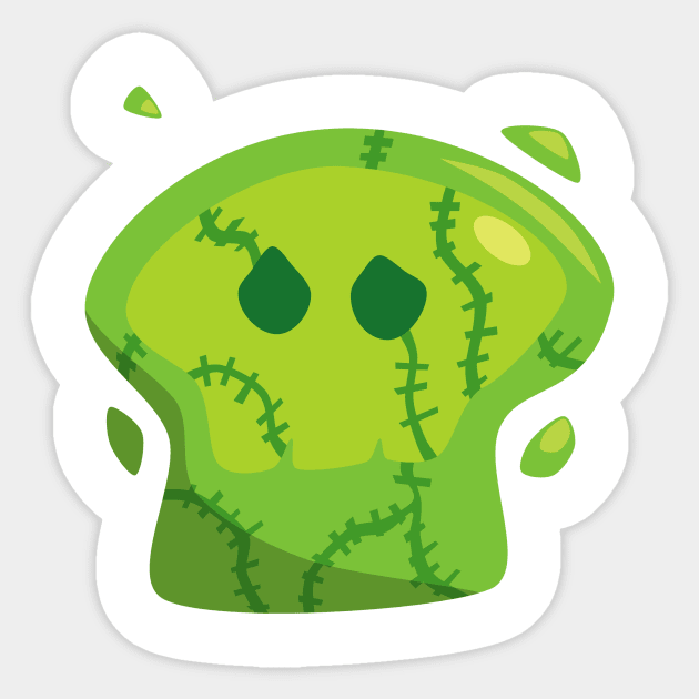 #20 Zombile - World of Goomon Sticker by dillongoo